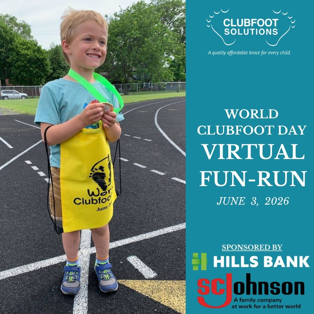 IowaBrace's tweet photo. It’s World Clubfoot Day! 🌍💚 Let’s raise awareness, celebrate progress, and support every child on their journey to walk without pain. Together, we can make a difference—step by step. 

It’s not too late - join our Facebook event to participate today!
https://t.co/qjBl1TLeUD

#WorldClubfootDay #ClubfootAwareness #StepByStepHope