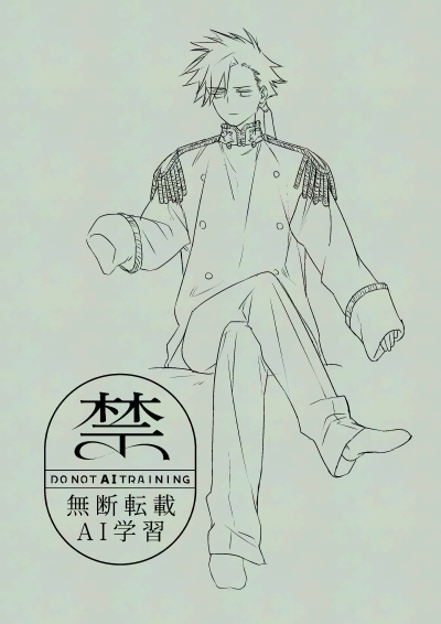 kazukiti_moekas's tweet photo. 本日のリハビリらくがき描き途中。いただいた性癖のささやきの「攻めの服を着て彼シャツしてる受け」。
殿下の服着たヴェ。殿下の服はどれも肩章付いているのでいい感じの彼シャツ状態になかなかならなくて…肩章���れさせちゃった。
明日続き描きます。靴とか。横の人とか。 https://t.co/PZhCmLFGa5