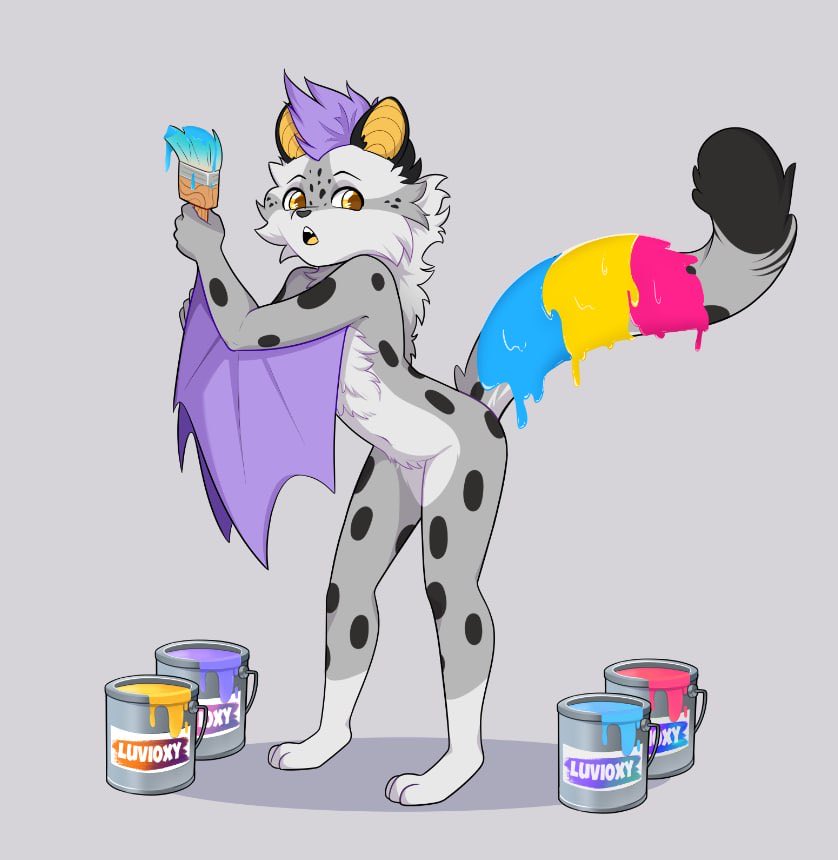 HarvestSnow's tweet photo. Show off your stripes! Happy Pride!
#Pridemonth #Snowleopardfurry #snowleopard #furry https://t.co/27OyiURcVX
