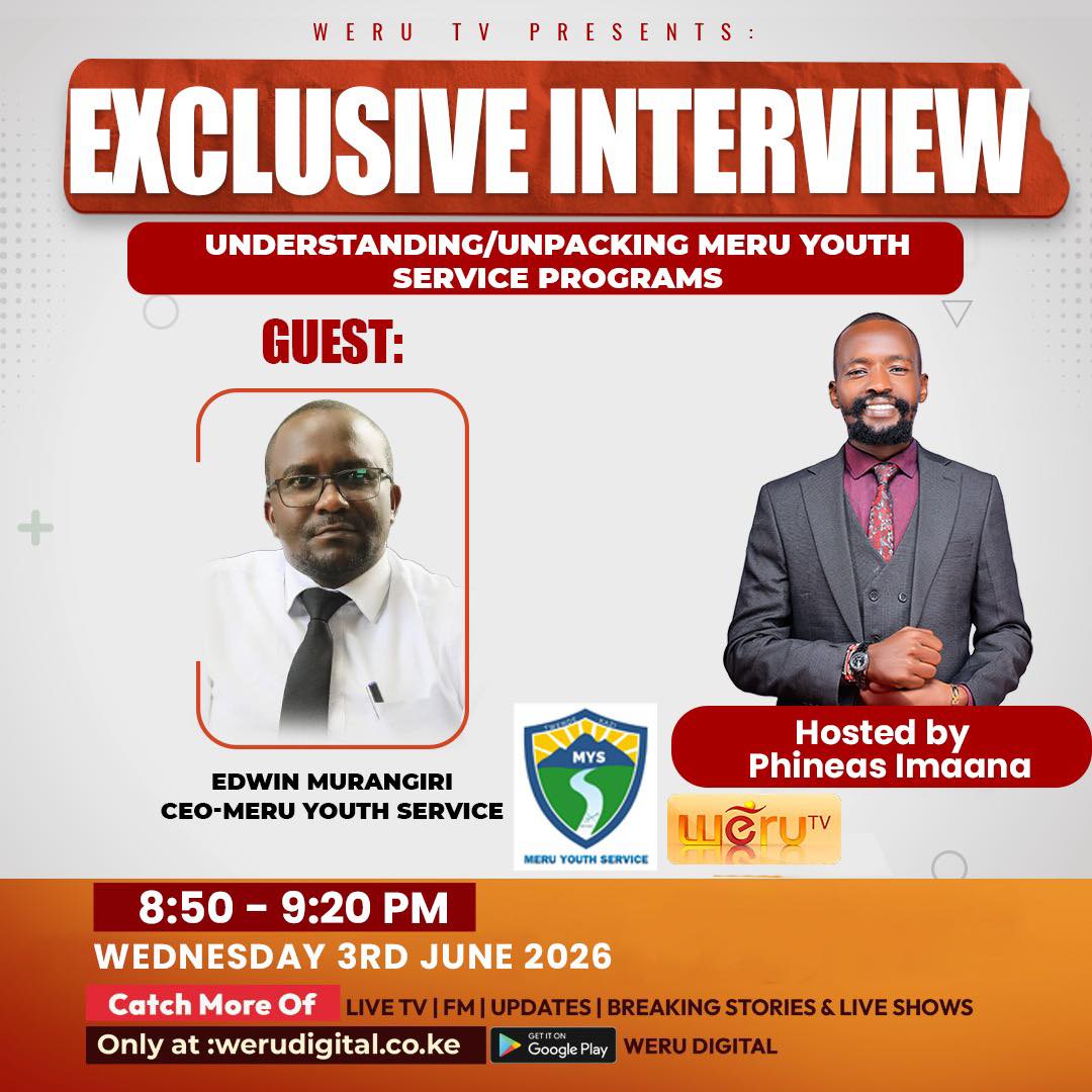 merucountyMYS's tweet photo. Join us tonight on WERU TV
#BuildingMeruTogether
#mystwendekazi
#fypシ゚viralシ https://t.co/NTLJEq5mph
