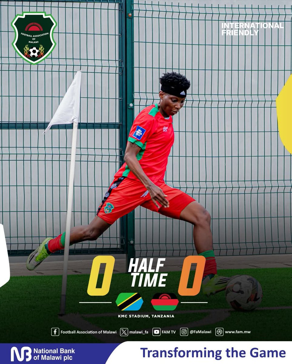 JWsports1's tweet photo. HT: Goalless in Dar es Salaam.
#WafconBuildup || #IntnlBreak https://t.co/JlOfIMVSrv