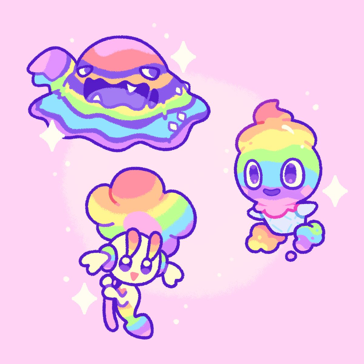 _binnybun_'s tweet photo. more pride pokemon! ⭐️ #pokemonㅤㅤㅤ https://t.co/qjh4ycP7x6