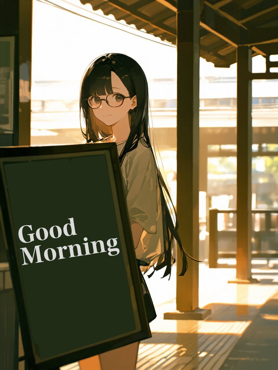 kuroneko3ai's tweet photo. おは👓ございます
#GoodmorningSTASiON #PixAI #Tsubaki2 https://t.co/t3pBPmHvcg