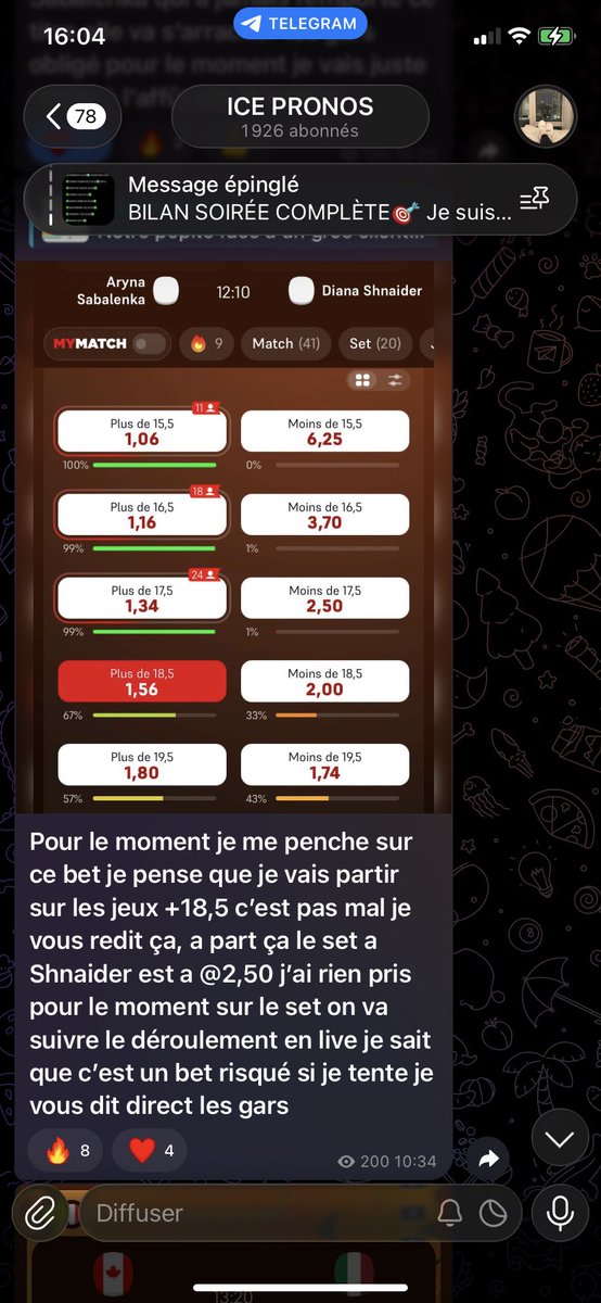 ICE_PRONOS's tweet photo. Et bien sur on encaisse sans forcer sur le match en public🫡🎁

Je poste tout ça après avec le carnage complet en attendant go go ce focus sur les prochains bet⏳ https://t.co/tBYCRuszCA