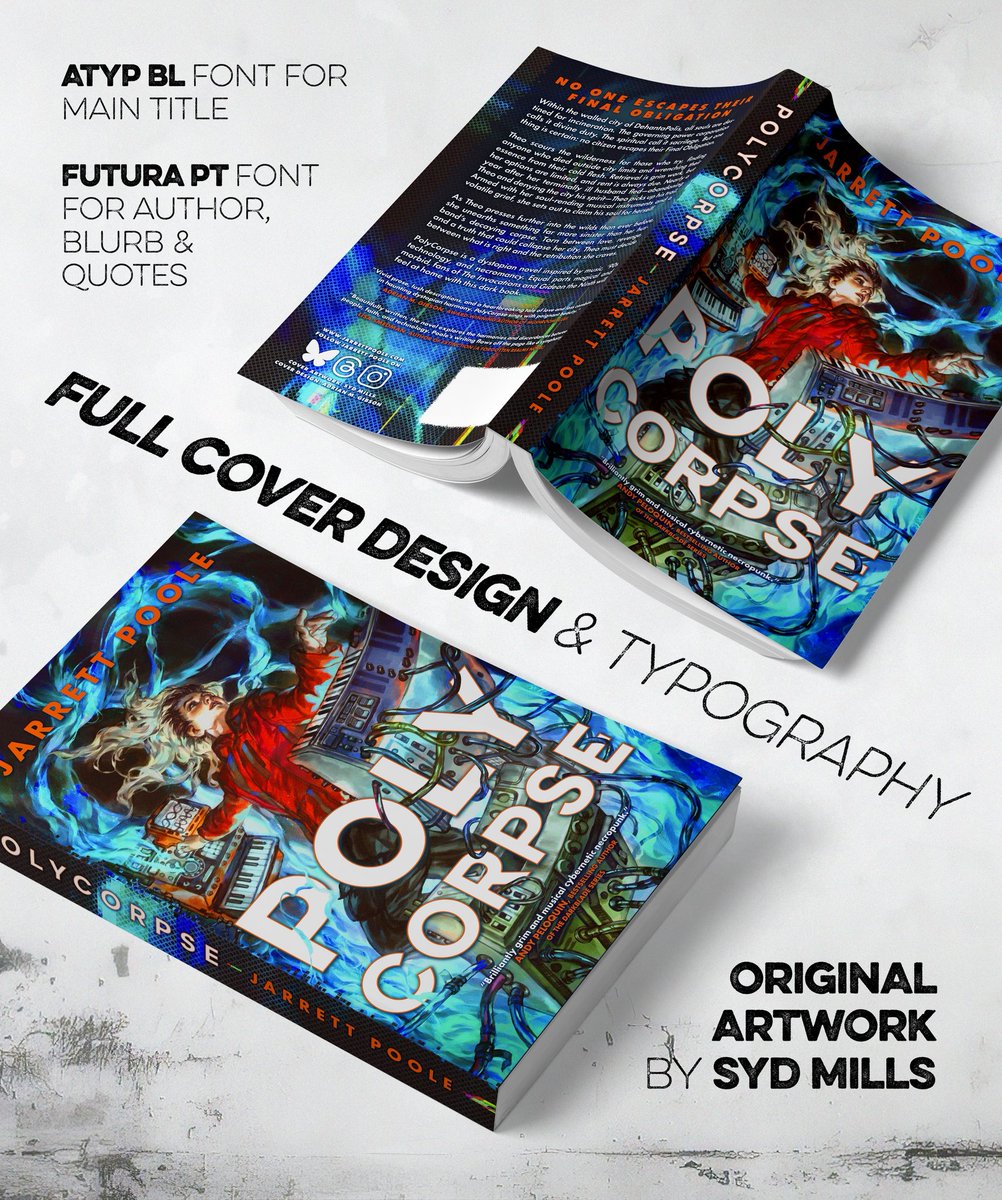 adrianmgibson's tweet photo. 📚 BOOK DESIGN DEEP DIVE 📚
It was a blast doing the full design for @Notcrucial’s debut novel, PolyCorpse. From the cover to the interior graphics to the chapter headers, this music-themed project was a ton of fun. Thank you for the trust!

HIRE ME TODAY: https://t.co/kc9EH0OWBi https://t.co/iU5DD3lnFH