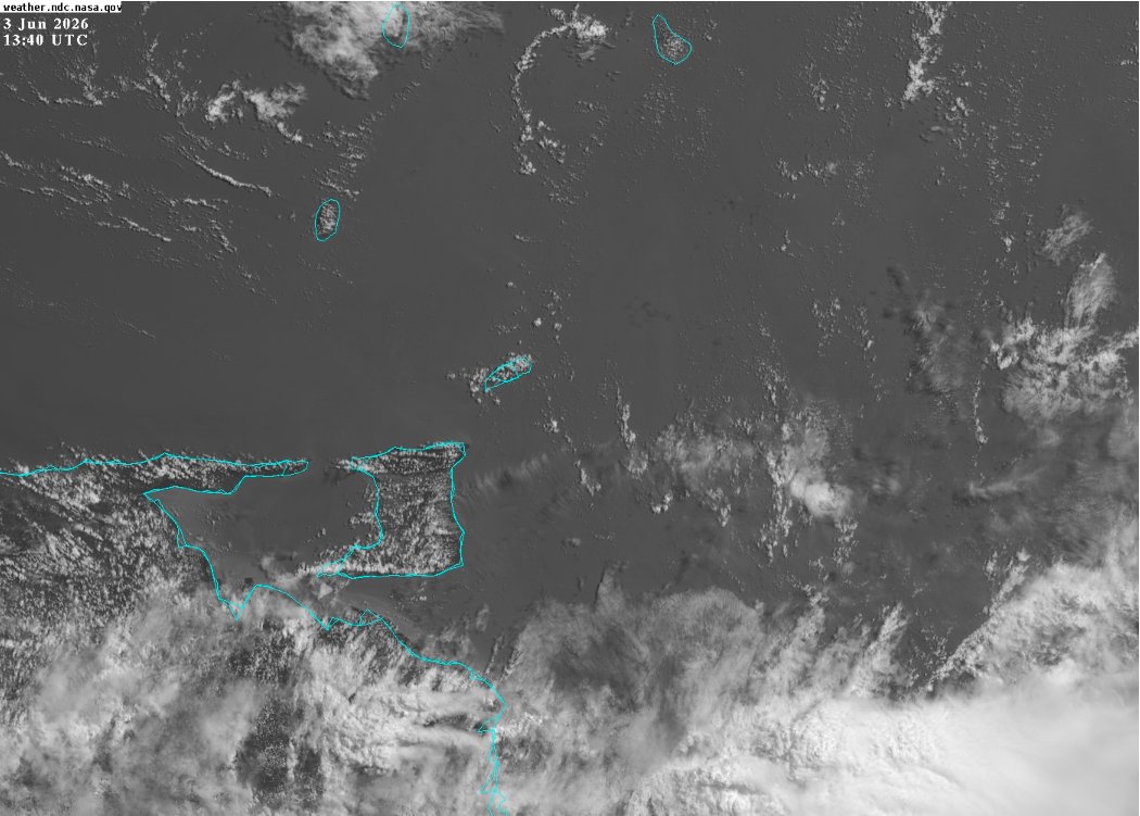 TTMetOffice's tweet photo. Wed 03rd June 2026- 9:44 AM

TRINIDAD &amp; TOBAGO
Partly cloudy, hazy and breezy conditions are expected with few light or moderate showers occurring. There is also a 30% (low) chance of an isolated heavy shower or thunderstorm favouring southern areas of Trinidad. https://t.co/kGR6fFPXba