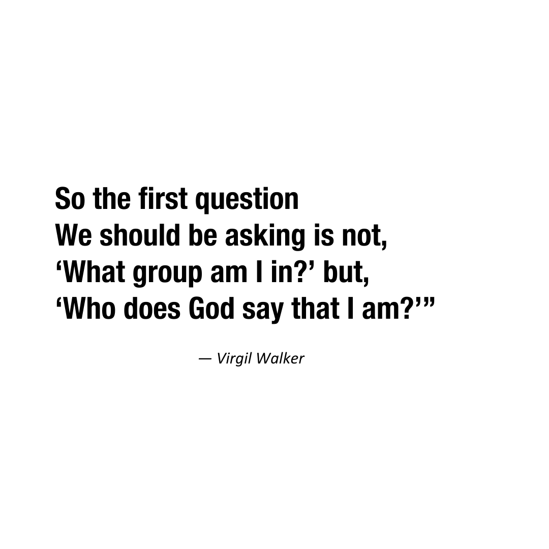 rbcgilbert's tweet photo. Today’s culture asks:
“Who do you say you are?”

But the Bible begins somewhere else:
“Who does God say that you are?”

📖 The State of Theology | Addressing Race &amp; DEI — @virgilwalker
https://t.co/fVWrI0M6rV https://t.co/cBMndUzMeT