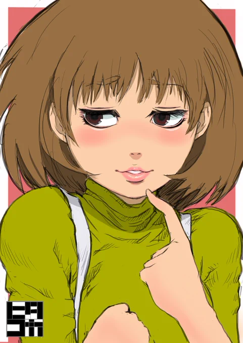 #あなたの目線外し絵を見せてください 使っている脳の左右によって 目線の向きが連動するらしく、 何かを企んでいるのか 感情的なのかが分かるらしい。 って何かで見た事あるようなないような。