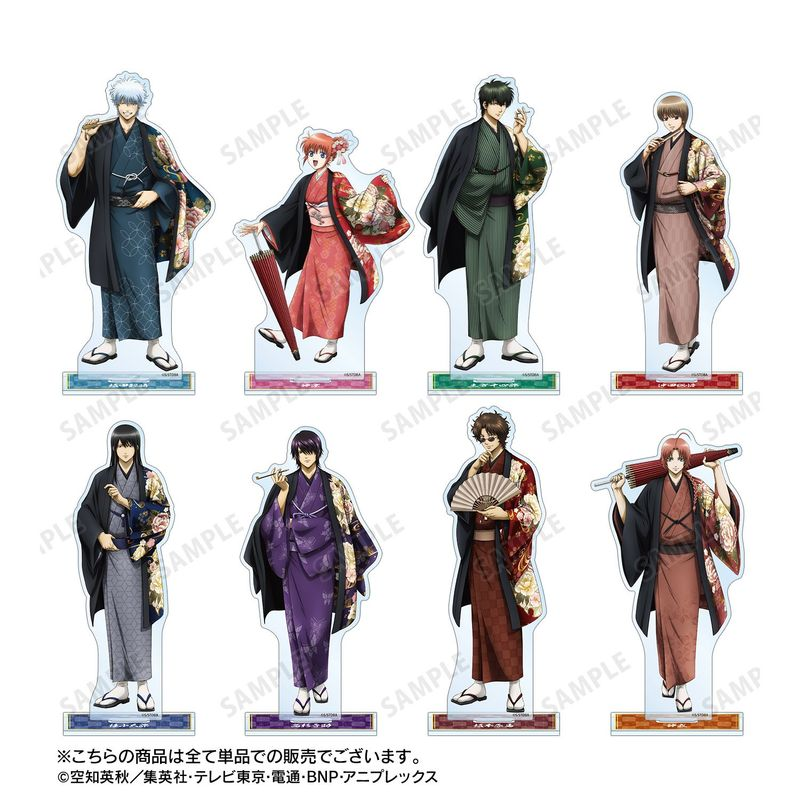 銀魂 BIGアクリルスタンド 西部劇ver. 3種セット 銀魂 BIGアクリル