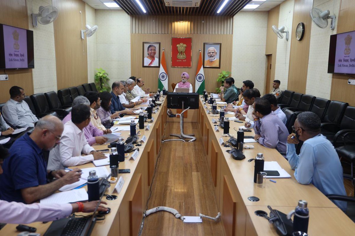 LtGovDelhi's tweet photo. Chaired an emergency high-level review meeting today along with Minister of Home, GNCTD, Shri @ashishsood_bjp, following the tragic fire incident in Malviya Nagar. A comprehensive multi-departmental action plan for strengthening fire safety across Delhi has been formulated under the aegis of the Home Department, GNCTD.

Beginning tomorrow, a high-intensity month-long enforcement and prevention drive will be launched under the joint leadership of DMs, DCPs, and DCs (MCD) to conduct rigorous fire compliance inspections, audits, and sealing of identified non-compliant establishments, including hotels, guesthouses, nursing homes, coaching centres, and other vulnerable premises.

The campaign will be jointly monitored by the Chief Secretary and the Commissioner of Police to ensure zero laxity and strict accountability at every level.

A magisterial inquiry has also been ordered to thoroughly investigate the incident and ascertain responsibility.
