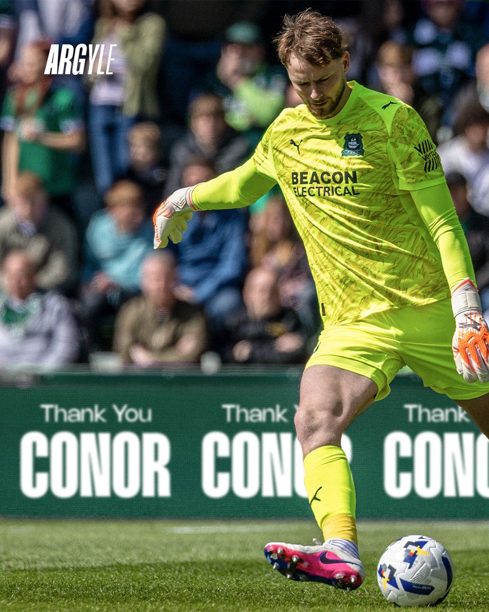 Argyle's tweet photo. Thanks for everything, Conor 💚 https://t.co/DkyEw4UvGv