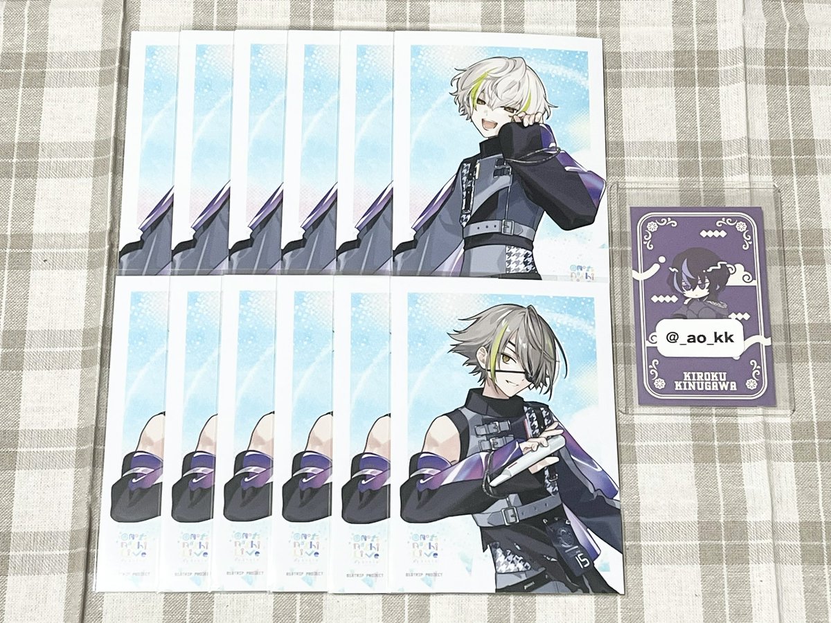 _ao_kk's tweet photo. @matu459_ 初めまして、こんばんは。
検索よりお声掛け失礼致します。
当方、ブロマイドの糖衣と琉衣を各6枚所持しております。
お迎えして頂く事は可能でしょうか？
ご検討よろしくお願い致します。 https://t.co/ADSp9K2aiR