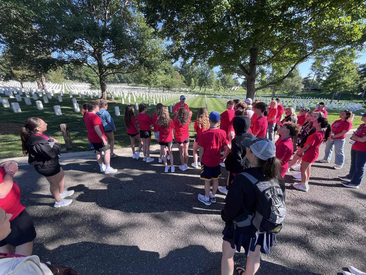 ShumateDc's tweet photo. Another beautiful day at Arlington National Cemetery. #ShumateDCTrip2026 https://t.co/26L2tk6njG