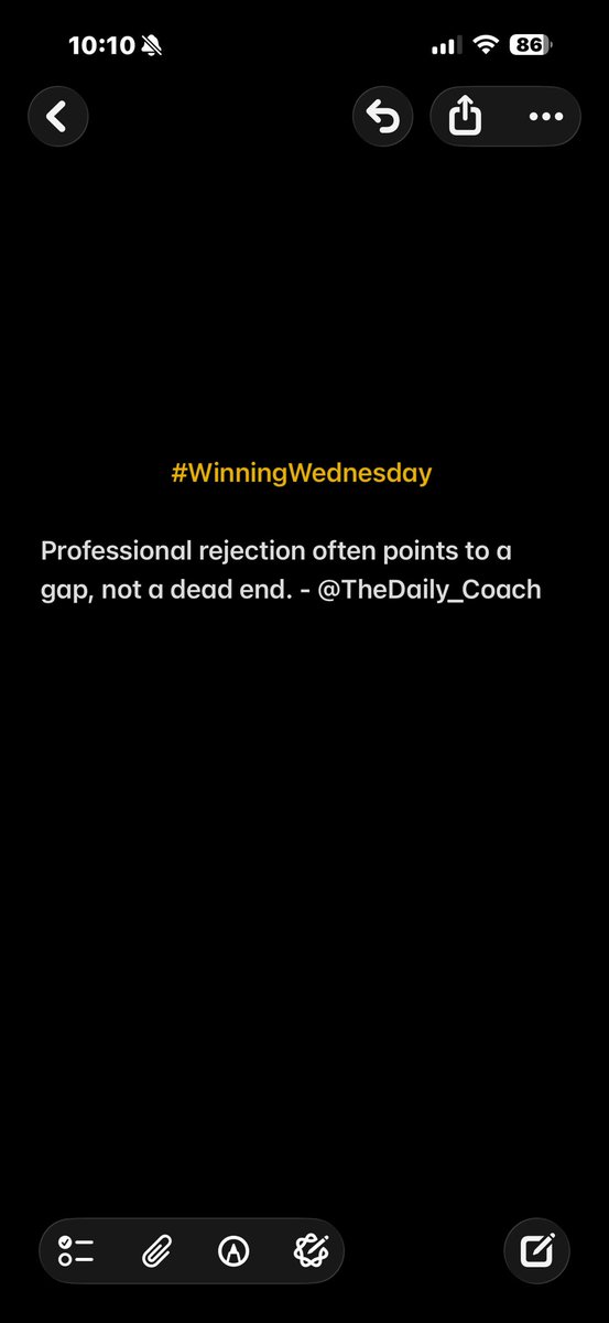FastLaneEdLane's tweet photo. #WinningWednesday                                                         

Professional rejection often points to a gap, not a dead end. - @TheDaily_Coach https://t.co/6FkgIPYmeE
