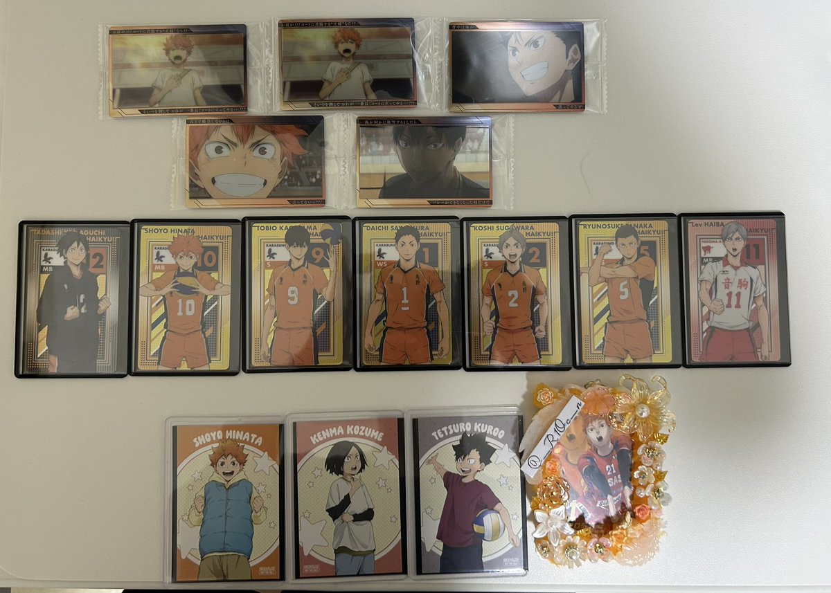 _RI1Oc_n's tweet photo. 【交換】ハイキューウエハース7 ハイキューメタリックカードコレクション ハイキューヨーショーイラストカード↔ハイキューメタリックカードコレクション

(譲)画像1枚目

(求)画像2枚目(求マーク)

【郵便🏣のみ】

※1枚からでも可⭕️基本翌日発送可能です(*^^*)お気軽にお声がけください🙇‍♀️ https://t.co/NUiPOWjkYZ