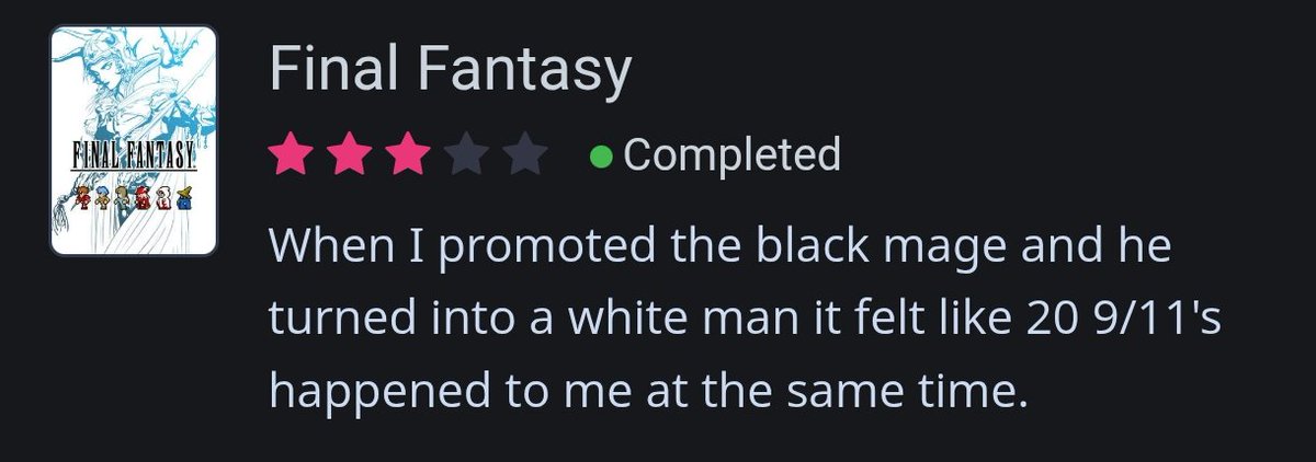 parasiteoracle's tweet photo. AND THEN I promoted him and turns out he wasn't a cute little guy but actually a whole ass blond man and it was so traumatic this was the only thing I wrote in the review https://t.co/Hwb0cZUIQt
