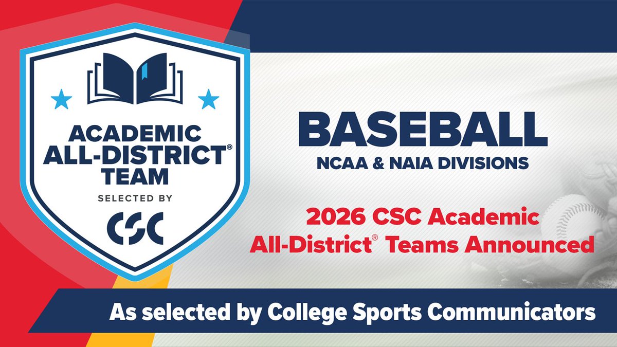 LittleEastConf's tweet photo. 19 LEC Baseball Student-Athletes Named Academic All-District Honorees by College Sports Communicators #LECbaseball #d3baseball #NCAAD3 #studentathletes

https://t.co/bwPHCSdLdQ https://t.co/0HRyIagKrV