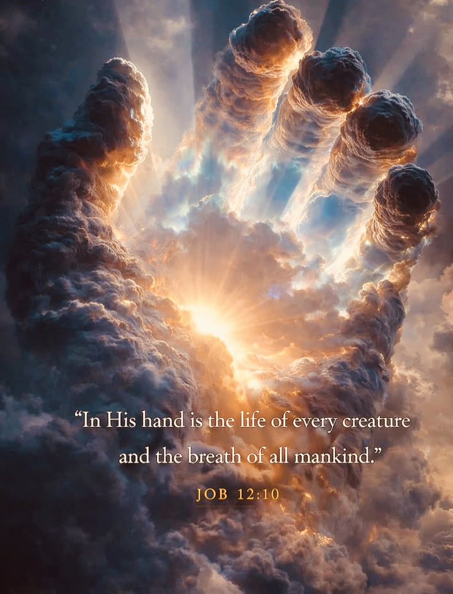 Emmanue37844681's tweet photo. Job 12:10
“In whose hand is the soul of every living thing, and the breath of all mankind.”🔥 https://t.co/Zu2bjXDGv5