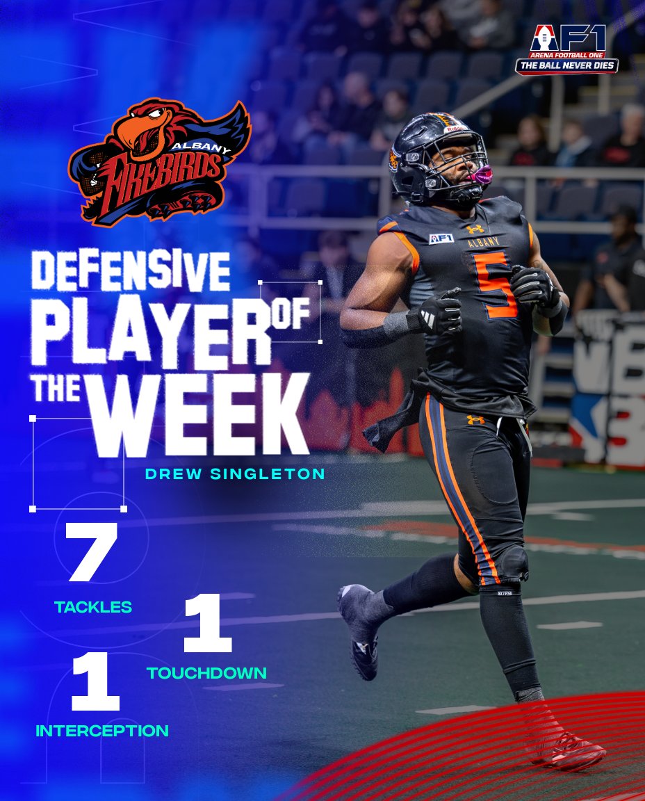 af1football's tweet photo. Made his prescence known on 𝐵𝒪𝒯𝐻 ends of the field 🔥
Here's your Defensive Player of the Week 💪🏼

Tune in to AF1 action LIVE on the weekend, only on VICE TV, HTN, https://t.co/4PbTyxLEgs and the AF1 YouTube channel 📱 https://t.co/JAIpR02k3K