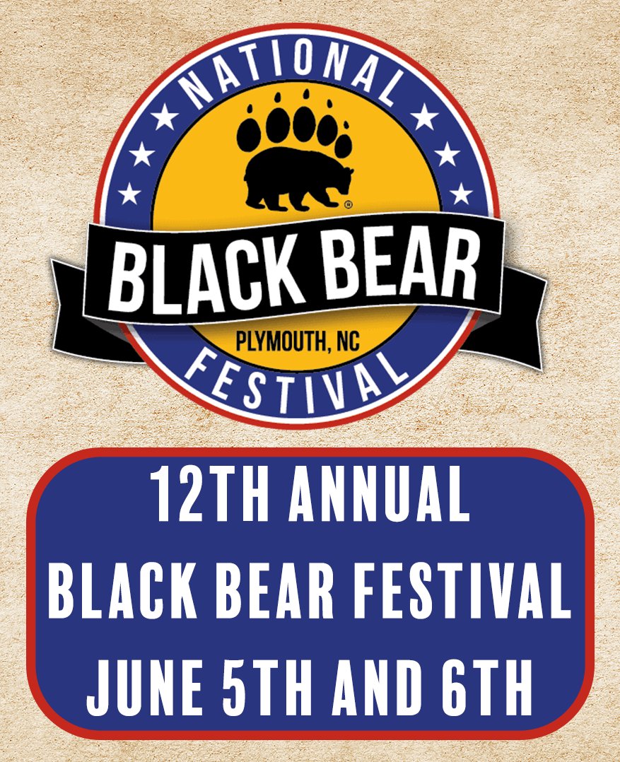 WITN's tweet photo. The 12th Annual Black Bear Festival is this weekend! Enjoy a wonderful weekend of fun and more while learning about NC Black Bears. 🐻🇺🇸 https://t.co/MIWgew1hC7