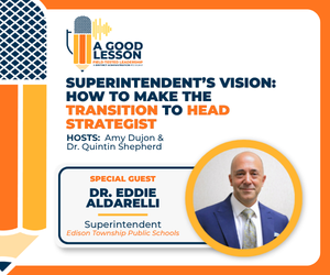 HeatherDNJ's tweet photo. Supt. Edward Aldarelli's biggest lesson moving from principal to superintendent? Stop managing. Start visioning.

Wellness. Equity. Innovation. That's the frame he leads from now.

Lucky to be a part of his team!

🎙️ Listen to learn today’s good lesson!

https://t.co/hpWb2dzDqb

@EAldarelli @AmyDujon @monmouth_soe