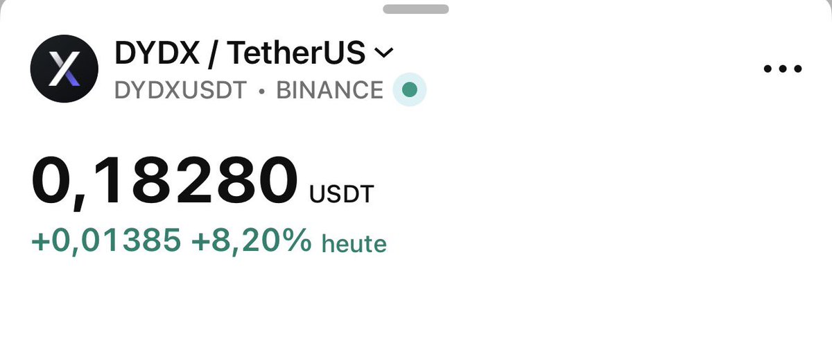 Xmchart1's tweet photo. Buy $DYDX now 

0.3$ is just a mater of time. 🚀⏰ https://t.co/TpjqOi0Gjn