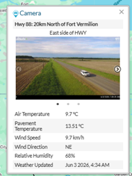 LaPrairieWorks's tweet photo. 511 Conditions Snapshot – Northern Alberta (8:15am): Bare-dry conditions in the north this morning. Drive with caution and adjust travel speeds accordingly. Conditions may change. Check 511 Alberta for updates. https://t.co/pFWvqM2QKK https://t.co/RqAh24Am0p