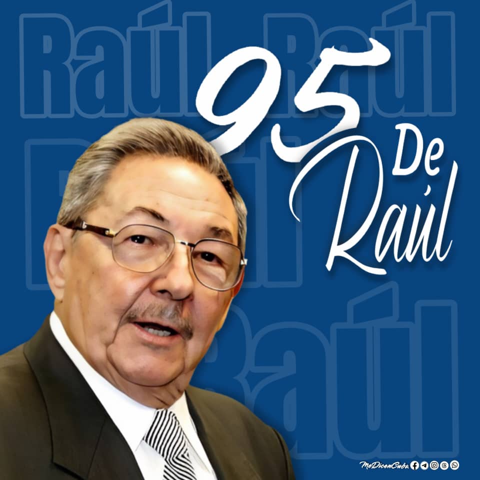 LitzandraS32206's tweet photo. Coraje,valentía, firmeza política ejemplo de liderazgo.
MUCHAS FELICIDADES  en tú 95 años.
#VillaClaraConTodos
#RaúlEsRaúl https://t.co/760dUQgQ5i