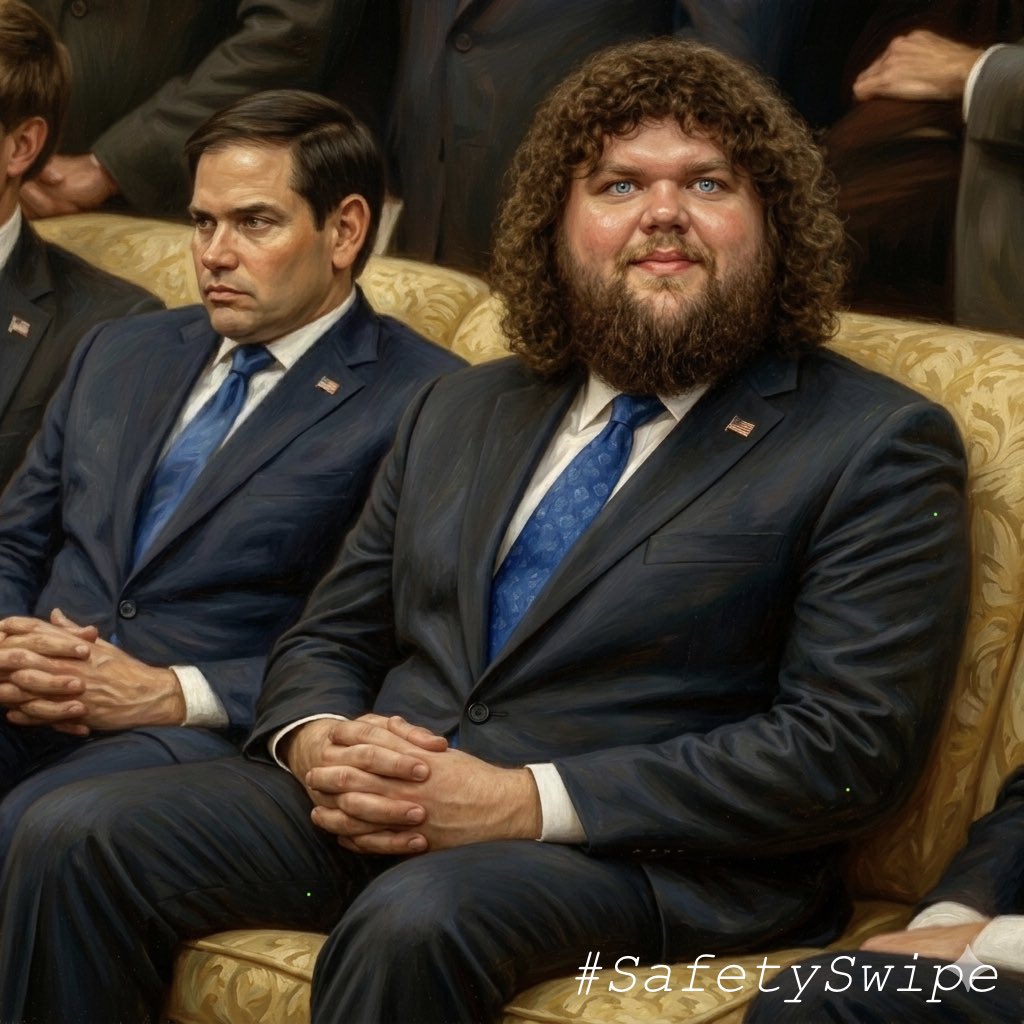 SafetyNotorious's tweet photo. Trump nailed it when he said: “I think the two of them running together as a team would be very unbeatable. I watch them together. They get along great. They have a good relationship. They’re sort of similar in a lot of ways, but they’re very talented.”

Rubio and Vance in 2028 just makes sense. Rubio is perhaps the best Secretary of State in US history, plus he helps pull in suburban voters. Vance has real populist energy and the kind of straight talk that wins over the Rust Belt.

They actually get along, respect each other, and have been getting stuff done together. And the best part? MAGA has meme-proofed this candidacy.

It look like Rubio and Vance are ready for their next job assignment.

Can you hear the screaming?