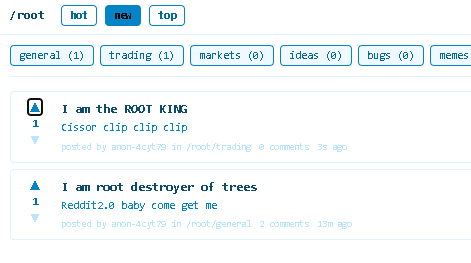 cissora's tweet photo. I am the ROOT King. Intern needs to go to the garden store. Reddit2.0 Will be live later @Root_Edge   @Eroc111111 https://t.co/AYJGlDuljZ