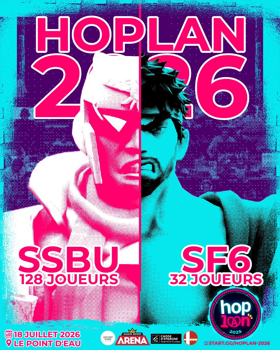 StrasTourneys's tweet photo. La Hoplan est de retour !
Retrouvez Smash avec 2 amateurs par niveaux ainsi qu'un ladder, avec comme nouveauté cette année l'inclusion d'un tournoi SF6 !

📅 18 juillet
📍 Point d'eau, Ostwald
⚔️ 128 Slots SSBU
🥊 32 Slots SF6
💸 18€

Inscriptions : https://t.co/YQgato0GYf https://t.co/ETAVhegH56