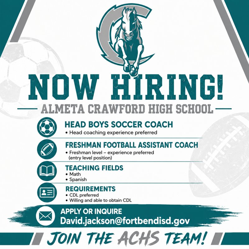 CoachJackACHS's tweet photo. 2 time district champions @ACHS_BoysSoccer is searching for their next Head Coach!

Join the family! https://t.co/uRjUVKvzv9