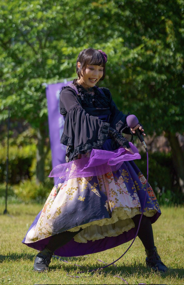 VPAM272655's tweet photo. 2026.05.09 芝生広場公���　須磨子さん
#明治偉人隊　#明治村　#松井須磨子
#須磨子様美しい https://t.co/3ChZ9JXbad