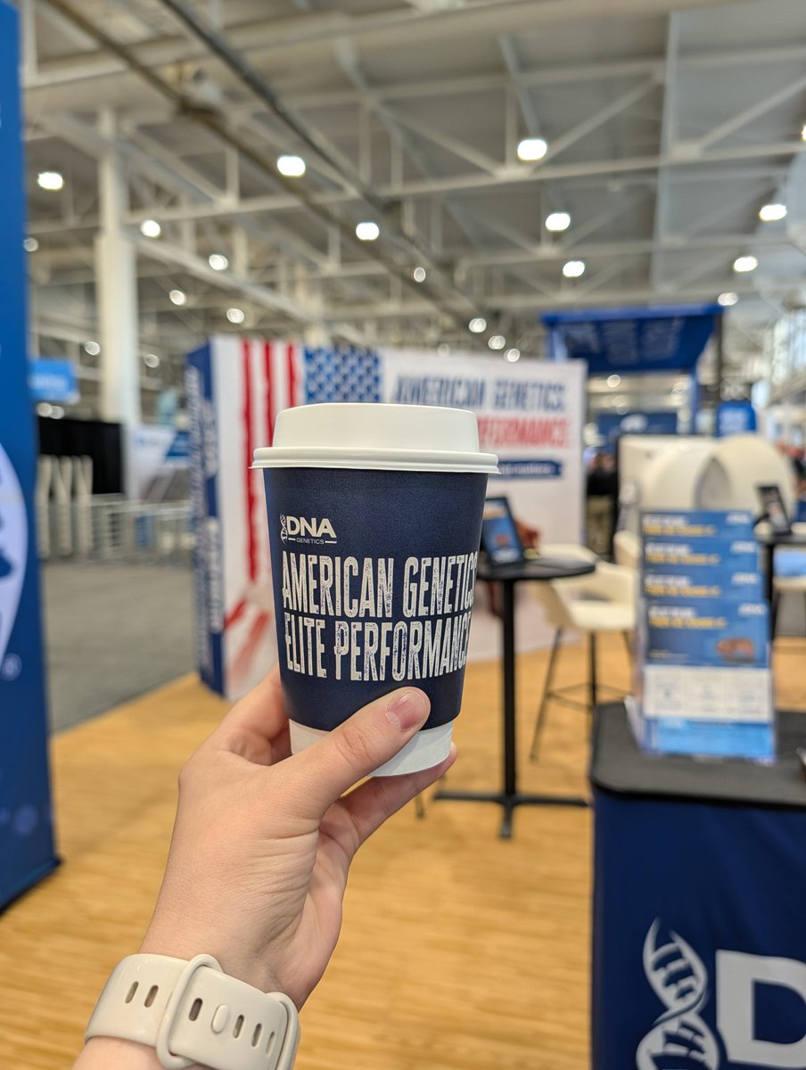 DNAGenetics_NA's tweet photo. Today is the day! Come grab a fresh cup of Starbucks coffee and visit us at Booth #V175 or Tent G199 to learn more about how we can help solidify your farm’s success this year. We can’t wait to talk with you! https://t.co/a14B7DoZ1K