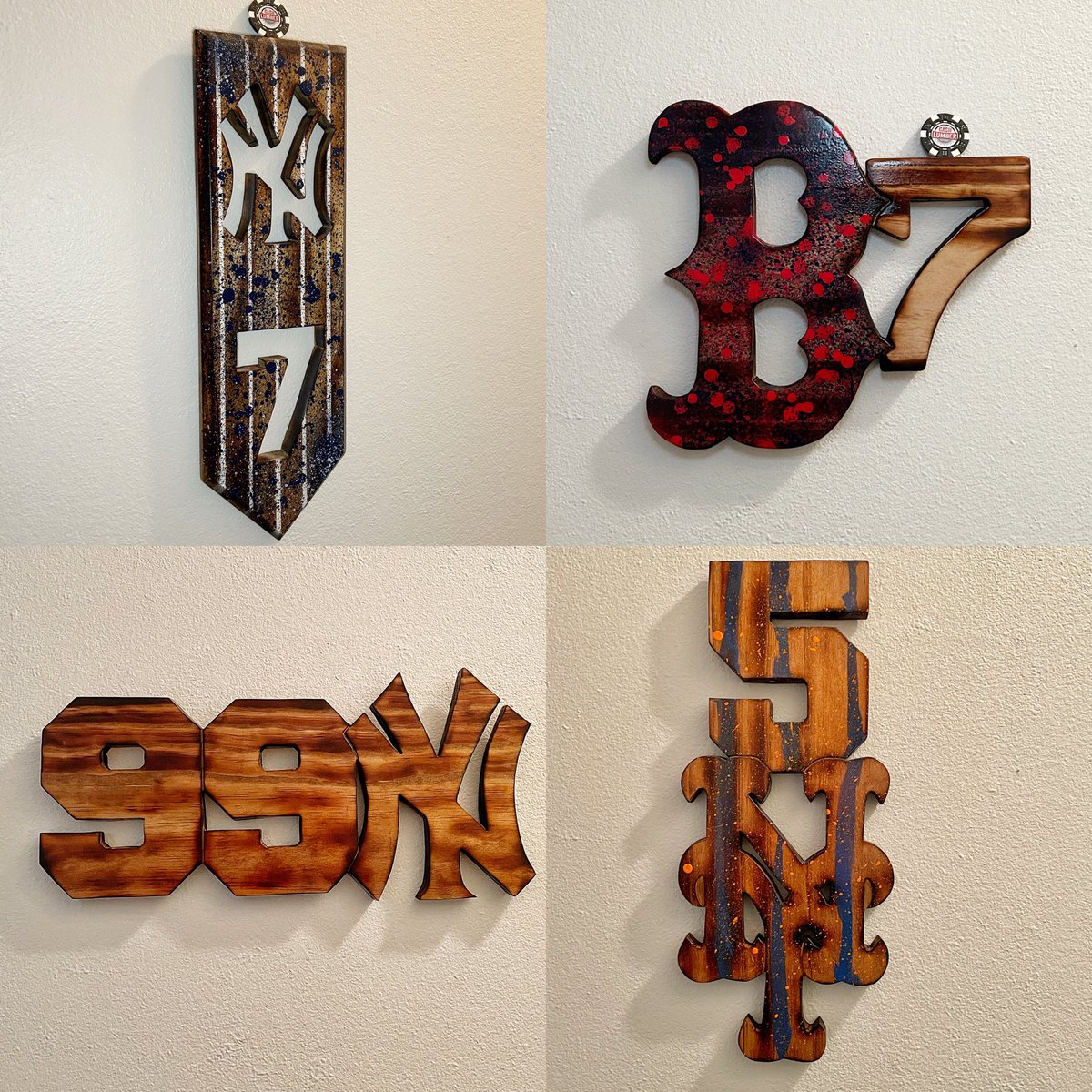1Cash28's tweet photo. Boston Red Sox handcrafted wood art commissions are available. Other teams, sports &amp; all kinds of customs too. DM today to talk about a design. Reposts appreciated.
#CashLumber
#TBBReposts
#DirtyWater https://t.co/w24qaZGSR8