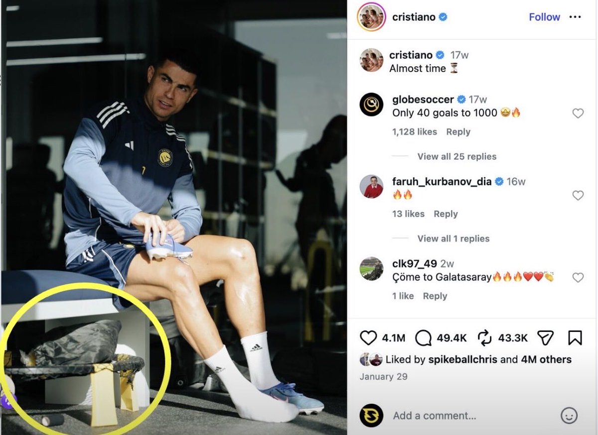 spikeballchris's tweet photo. Something is bubbling between Spikeball/roundnet and the soccer/football world.
Cristiano Ronaldo recently casually posted a photo with a set next to him.
A bit after that, Paris Saint-Germain reached out asking if we'd like to do a collab/work together.  A bit closer to Earth, high school and college soccer programs are posting and reaching out.  Most recently, @CoachAliH (goalkeeper coach at Texas A&M) added Spikeball to his program.  
Some of the best competitive roundnet players we’ve seen come from soccer backgrounds. The team-building, footwork, touch, spatial awareness, quick reactions, creativity, and competitiveness all translate really well.
From global soccer icons, to one of the biggest clubs in the world, to college soccer camps here in the U.S. — the connection between soccer and roundnet keeps getting easier to see.
As things go, this wasn't a part of the plan.  It just happened.  We'll continue to follow the community and support any we can.
Thanks for the shoutout, Ali.
Plenty more to come.