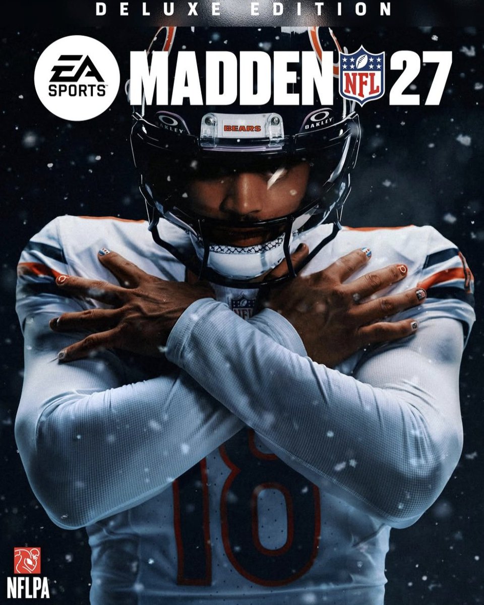 Locos_nfl's tweet photo. 🚨 DETENGAN TODO 🚨

🔥 TENEMOS la PORTADA del EA MADDEN 27 🎮🏈

Caleb Williams aparece en la portada recreando su incónico pase ante Packers en Playoffs 🤩

La versión 'De Lujo' tiene al propio Caleb en la nieve. ❄️☃️

¿Te gustó? ¿Cuál es tu favorita? 🤔 https://t.co/qEoD0Wced7
