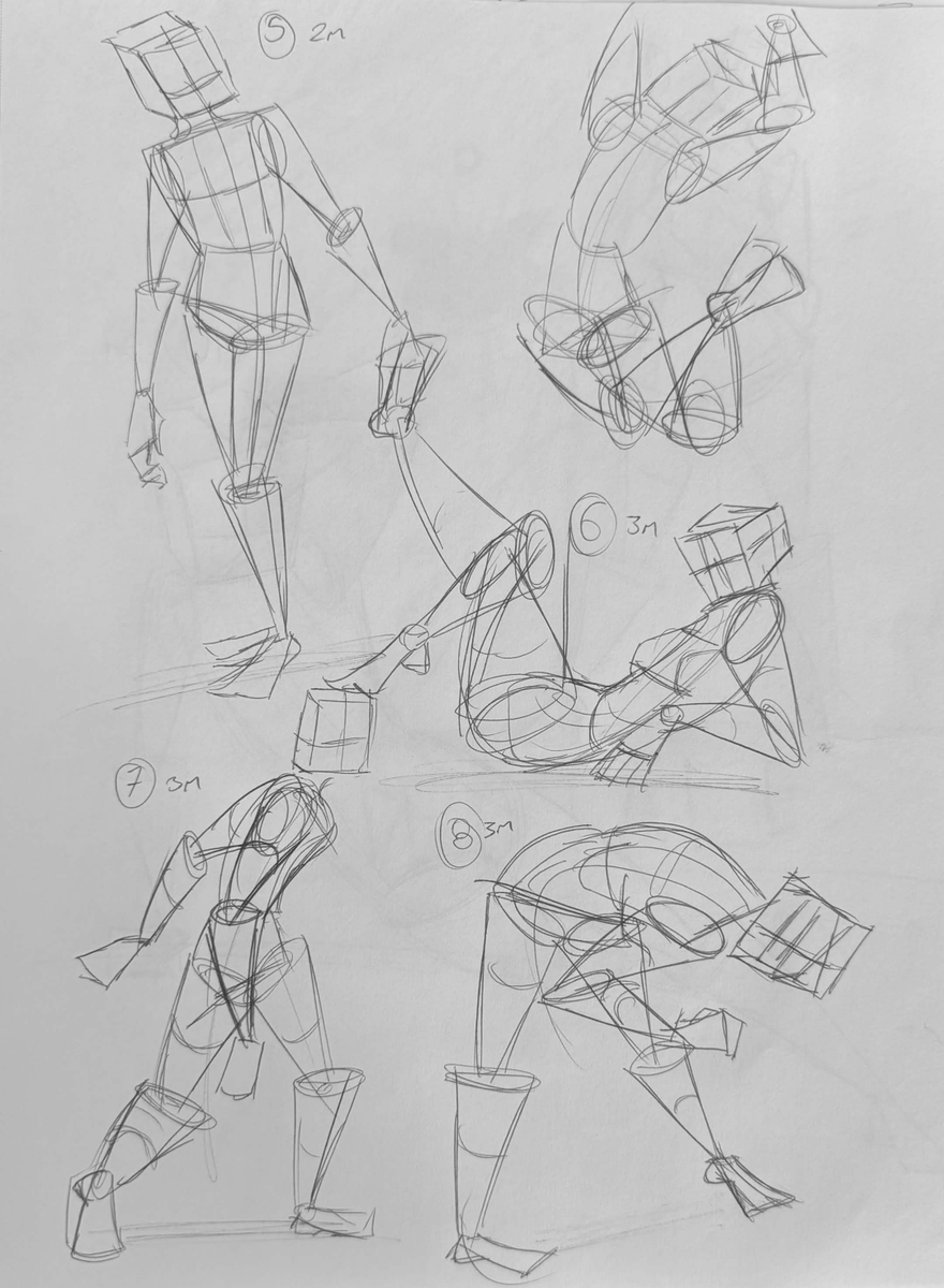 rampazh's tweet photo. [119]
Practica  🐉

Todos chuecos, pero ahora que tengo el cuaderno de bocetos, ando matando el tiempo haciendo algunas poses con pluma a ver que tal, es entretenido https://t.co/a1CwJ78R2s