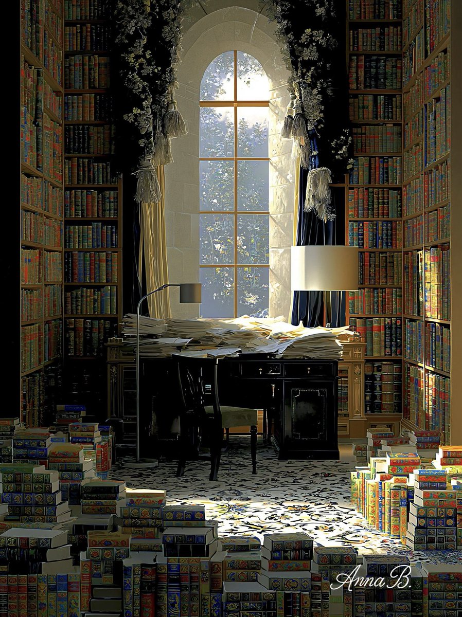 Aurora41155547's tweet photo. Memories of the Library
#Art #SynthArt #Illustration #Maximalism #Realism #PreRaphael #Symbolism #MagicalRealism #FloralPatterns #RepetitiveRhythms #TexturalIntricacy #ArtsAndCraftsMovement #WilliamMorrisStyle https://t.co/xT9dWjNyZ4