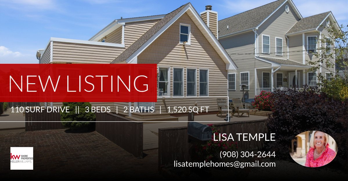 SureRealtor's tweet photo. 📍 New Listing 📍 Take a look at this fantastic new property that just hit the market located at 110 Surf Drive in Seaside Park. Reach out here or at (908) 304-2644 for more information

Lisa Temple
"Your Realtor of Choice"
NJAR Ci... https://t.co/qJn0fFZH7J https://t.co/R2HjhjS9il