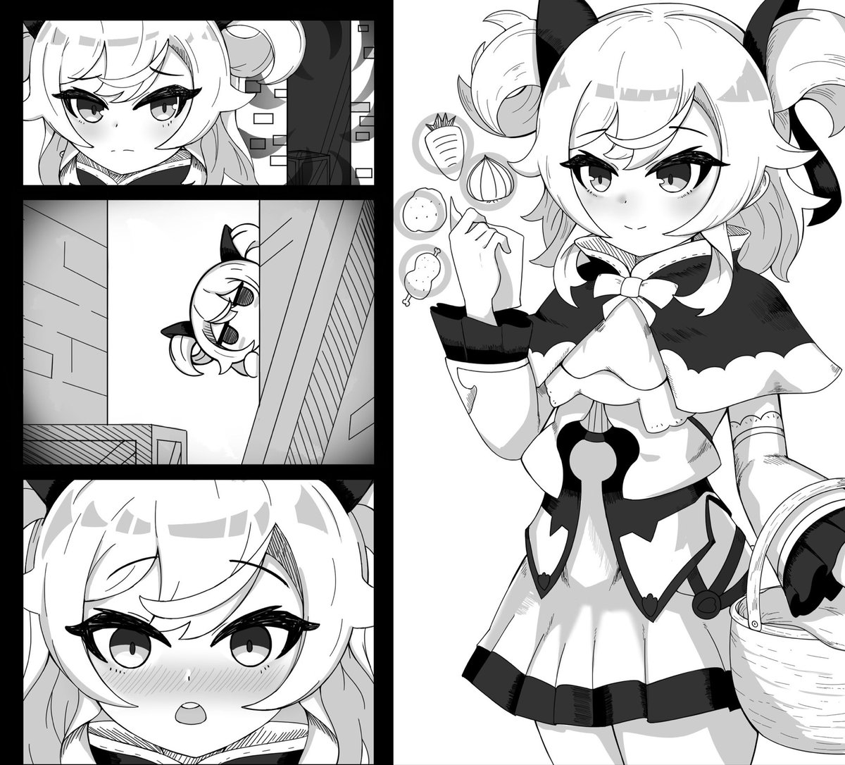 sirokitate's tweet photo. 昔の絵を描き直してるですけど、ちょっと可愛くなってるかな。
あんまり変化してないように思えます。😭 https://t.co/wbKDwgO1O1