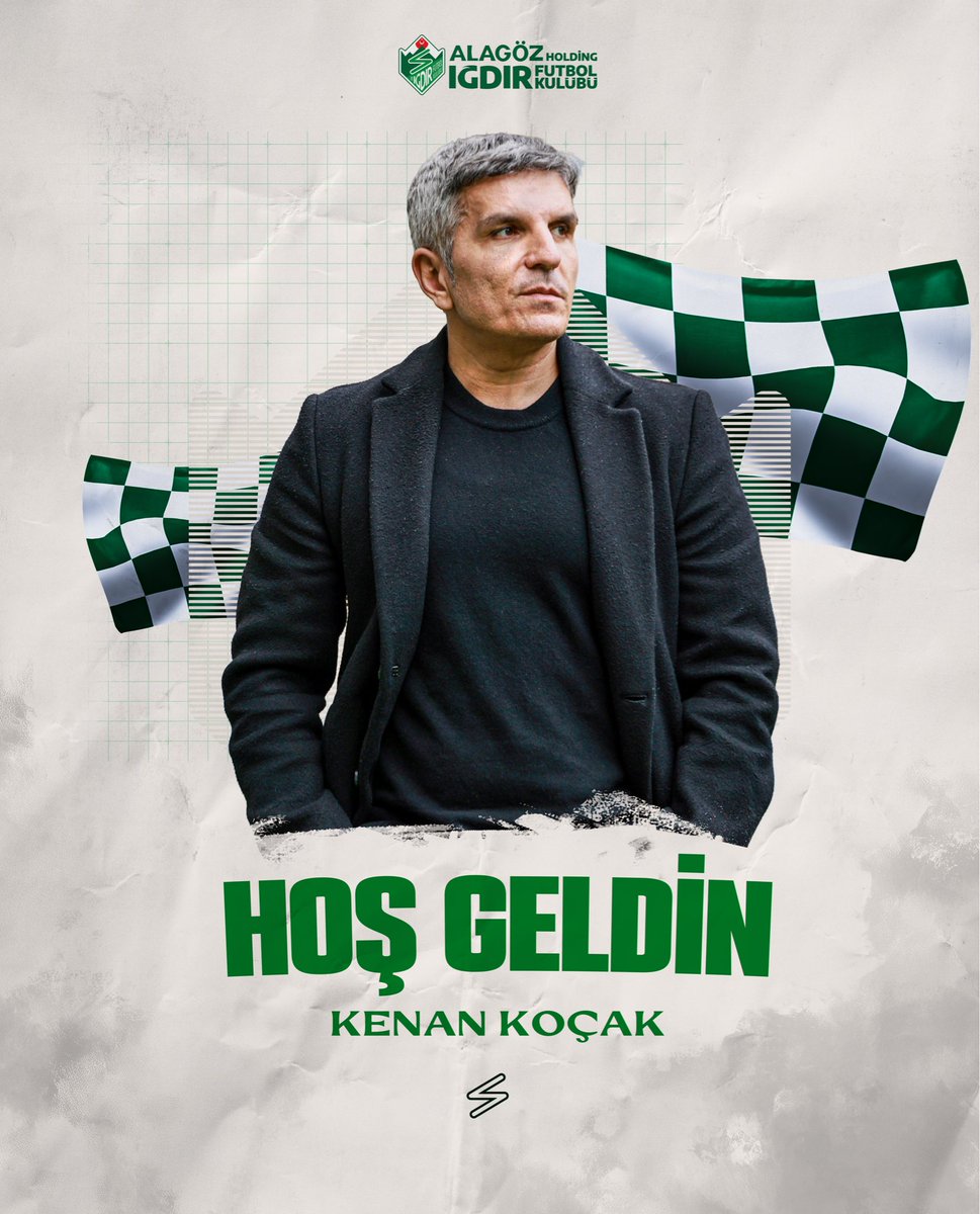 igdirFK's tweet photo. Kulübümüz, teknik direktörlük görevi için Kenan Koçak ile 2 yıllık sözleşme imzalamıştır.

Kenan Koçak’a Alagöz Holding Iğdır FK ailesine hoş geldin diyor, görev süresi boyunca başarılar diliyoruz. https://t.co/FRnQUC44xD