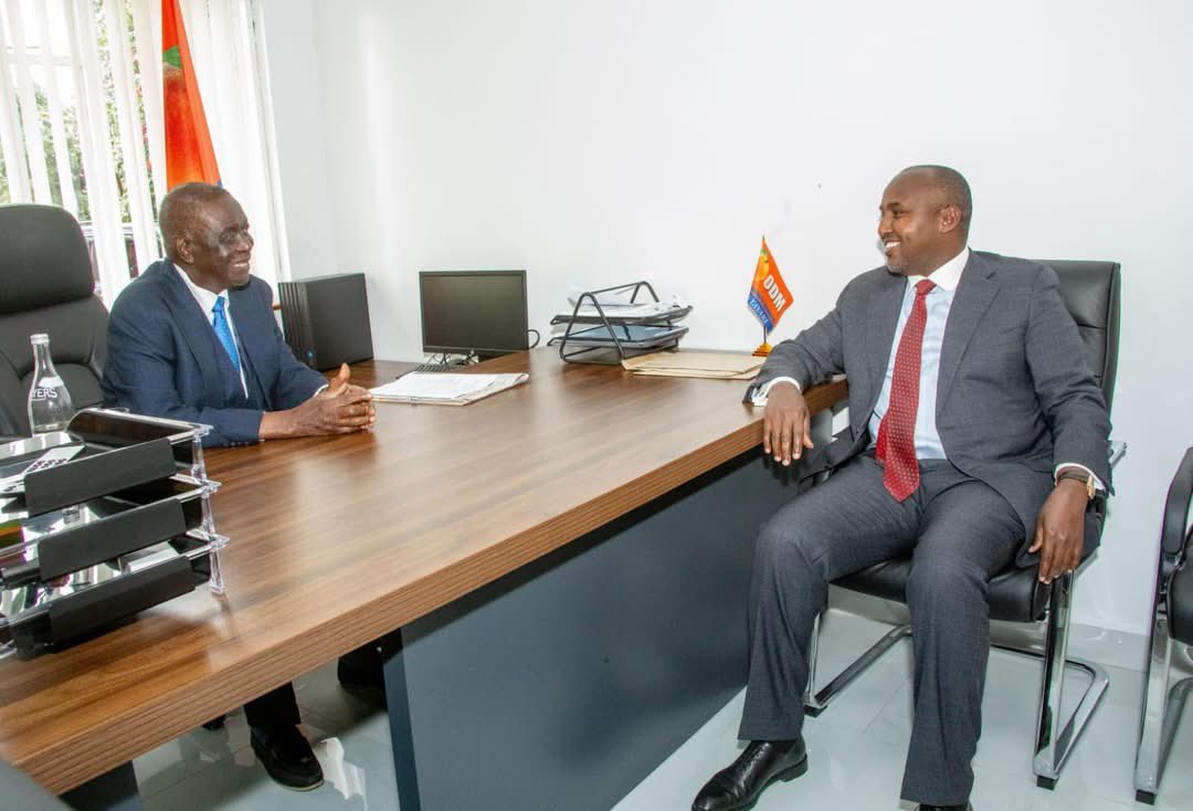 JunetMohamed's tweet photo. — It is always a great pleasure to visit with our Party Leader, Sen. Dr. Oburu Odinga. 

The ODM Party is strong, united and determined as never before to strengthen our ruling partnership as we prepare for next year’s polls. 

We have stalled all attempts to destroy our party, consolidated our bases and kept our movement mission ready. 

Join the ODM Party today and secure your electoral future in Kenya. 

TUKO TAYARI.