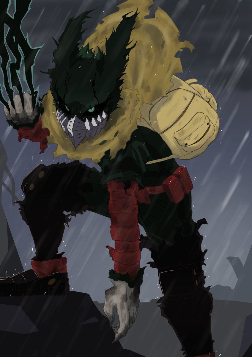 T0nt4's tweet photo. 黒デク https://t.co/UYMONMWS0e