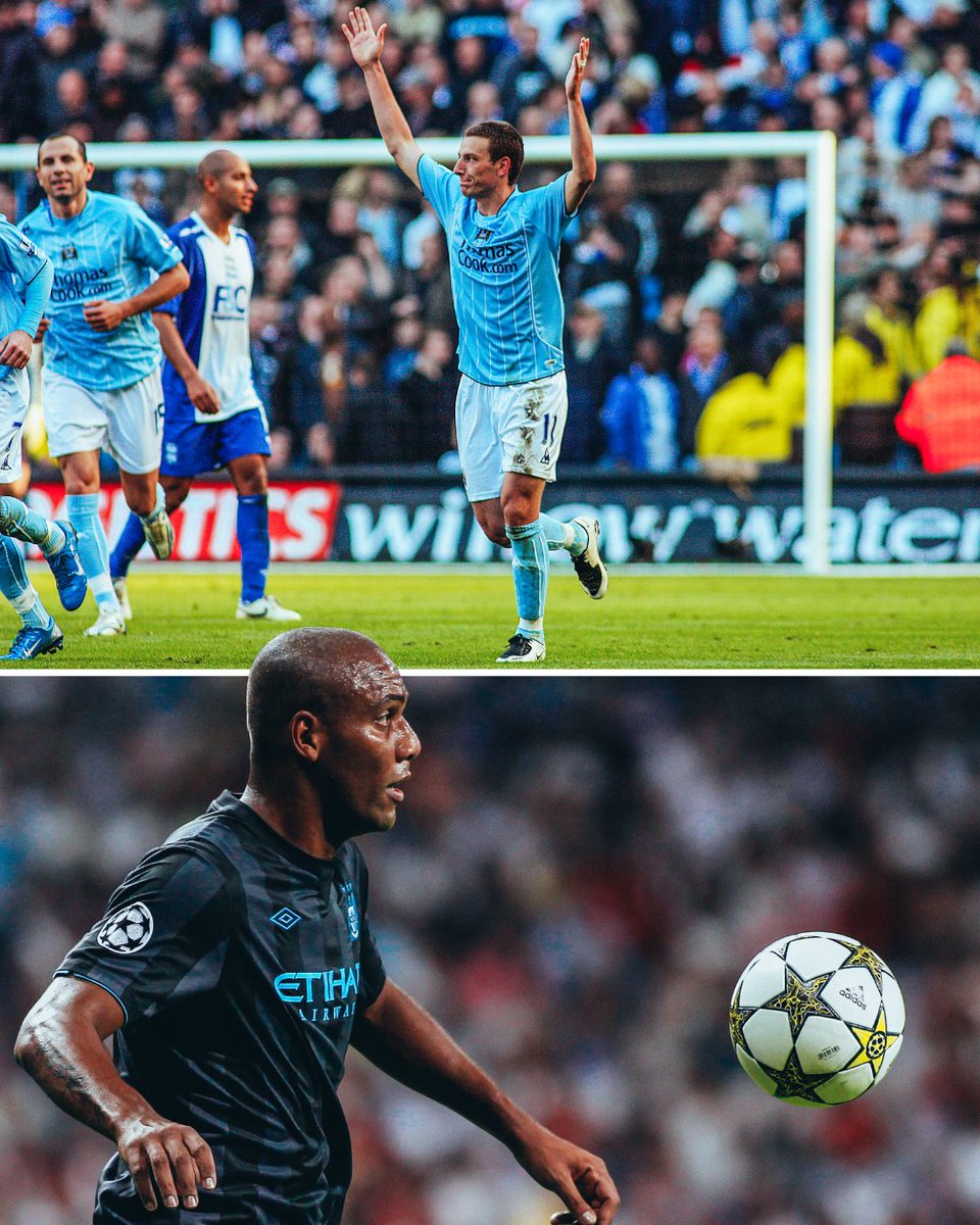 ManCityPT's tweet photo. 🔙 Quem lembra desses dois no City? 🤔

Elano e Maicon! 🇧🇷🩵 https://t.co/yM4BIrXM4z