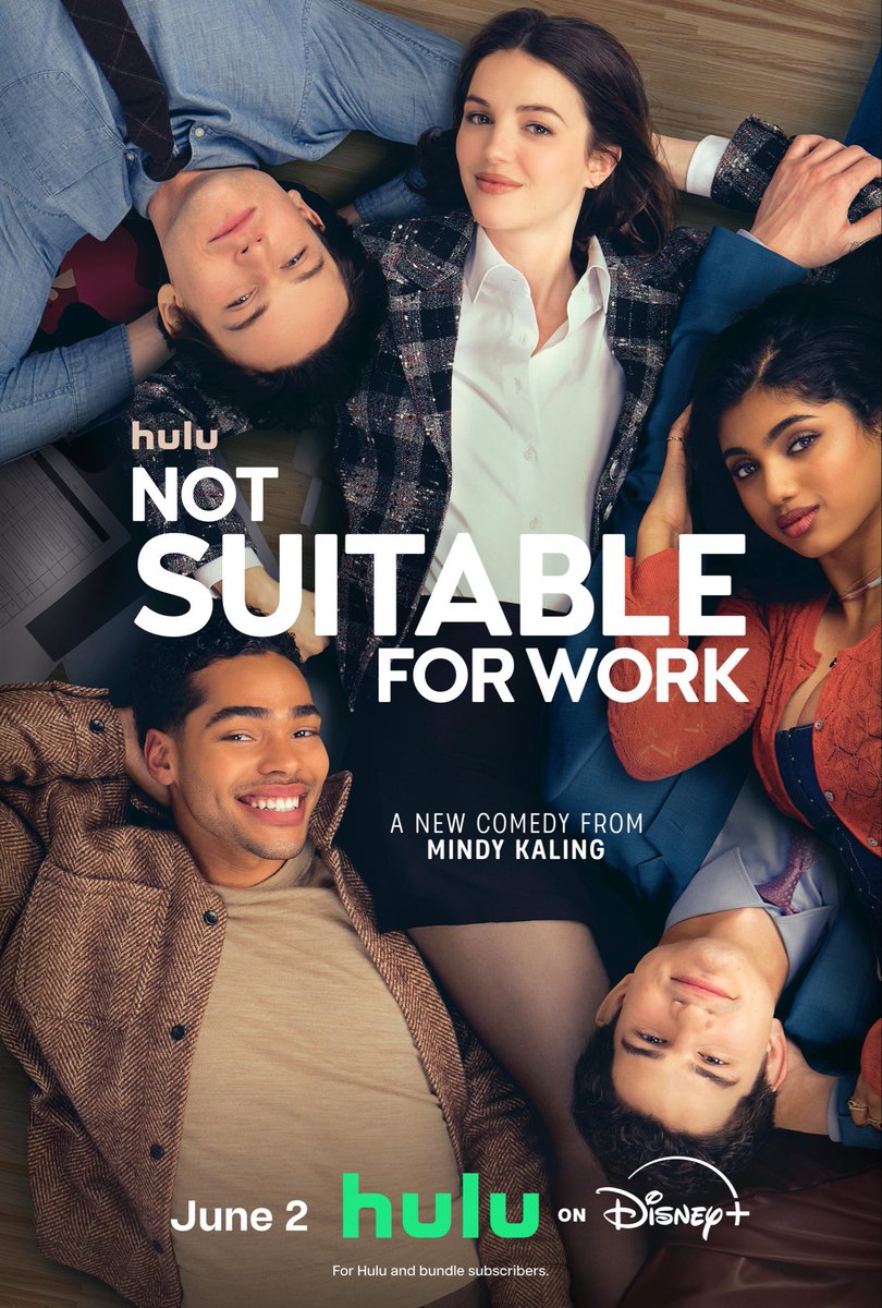 _samepaige_'s tweet photo. The bones of this show are good and they’re clearly setting up for a (hopefully) long sitcom run. Episode 2 things click into place. Group/pair dynamics and individual character beats get to shine and you can see the potential. I’m rooting for this show! #notsuitableforwork https://t.co/q3JrTsCUvD