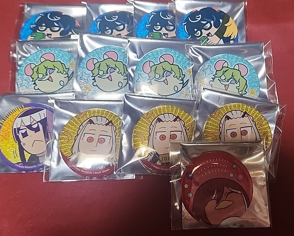 suki_om's tweet photo. あんスタ あんさんぶくぶスターズ ぶくスタ
グリッター缶バッジコレクション
vol.4
【交換募集】
つむぎ 日和 颯馬 凪砂 夏目
求 茨 https://t.co/cG83WAt8Il