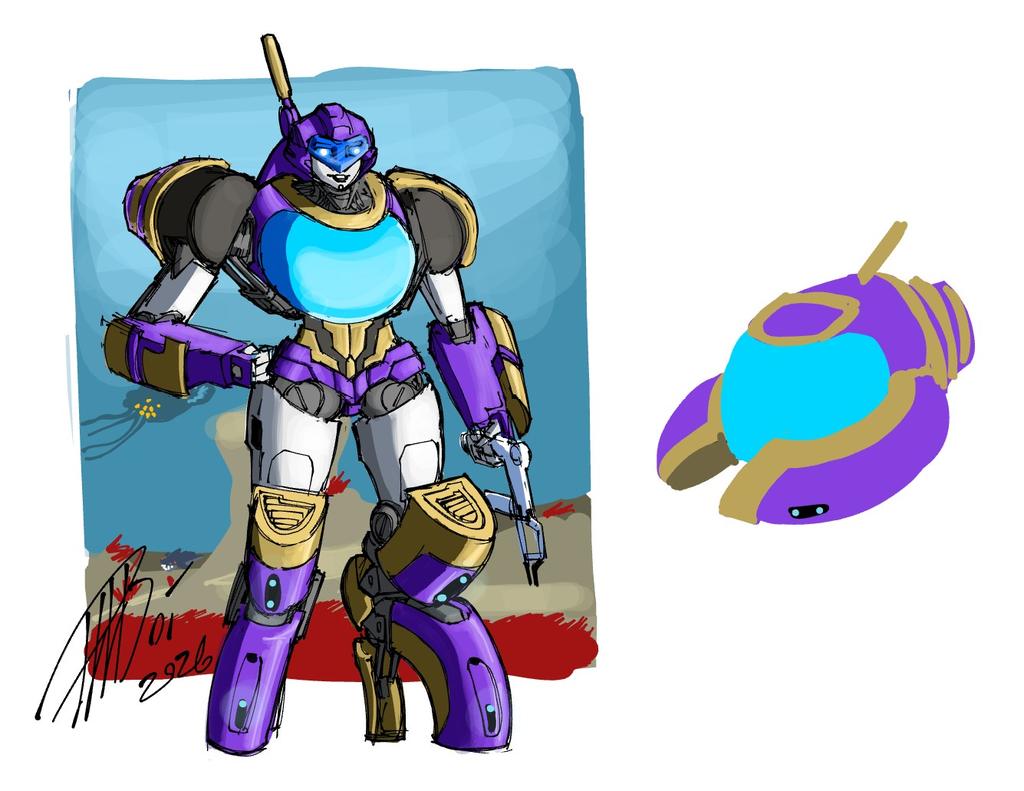 Eggboi09's tweet photo. Subnautica x transformers design https://t.co/3cw982PUDm