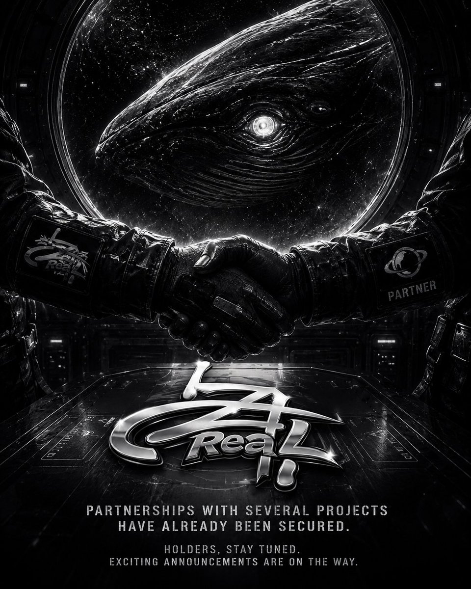 ZReaL_OFFICIAL's tweet photo. SEVERAL PARTNERSHIPS LOCKED IN.
MORE DETAILS SOON. $ZReaL https://t.co/NaWkRKIHzu