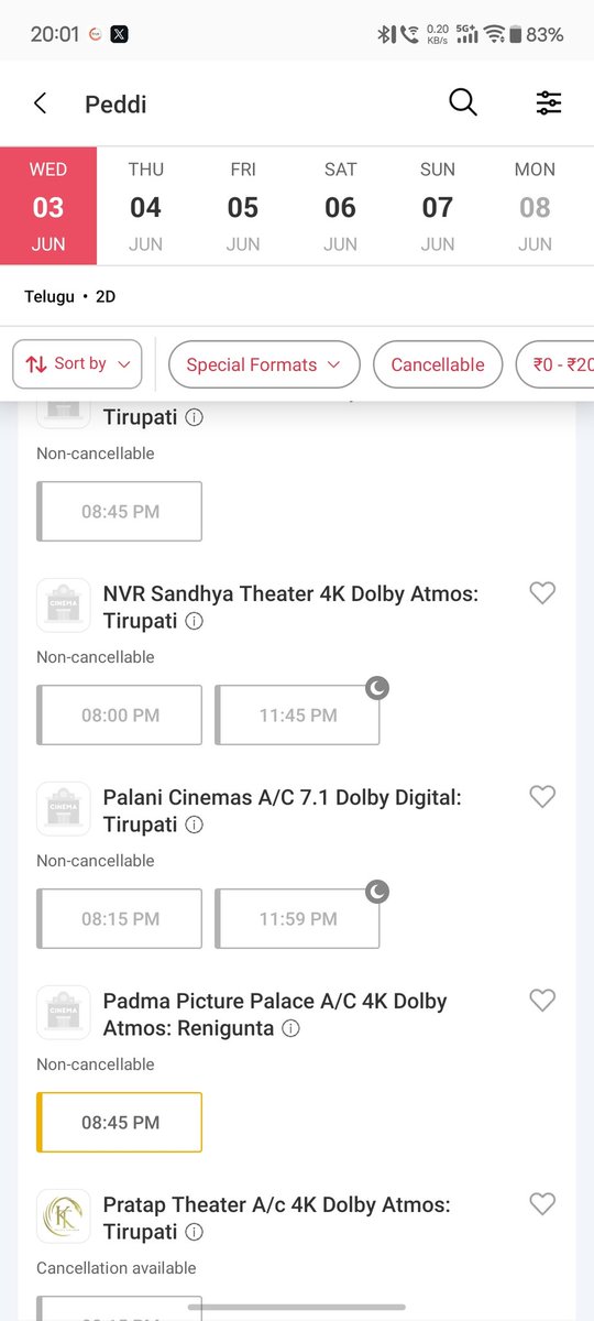 bachin_k's tweet photo. @HemanthTweets39 Sv cinemas chandragiri dhani status anthey 

Prathap delux Srinivas teja cvs old theatres  avi alaney vuntay prathi movie ki 

Avi thechi em ruddali anukuntunavu https://t.co/Nm8vpSCfJt